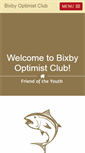 Mobile Screenshot of bixbyoptimist.com